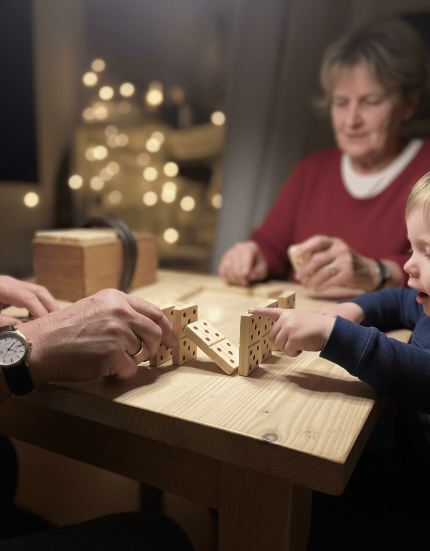 Jeu de domino famille